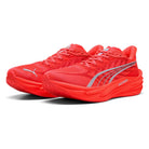 Puma Men's Deviate Nitro 4 Running Shoes - Ultra Red/Silver