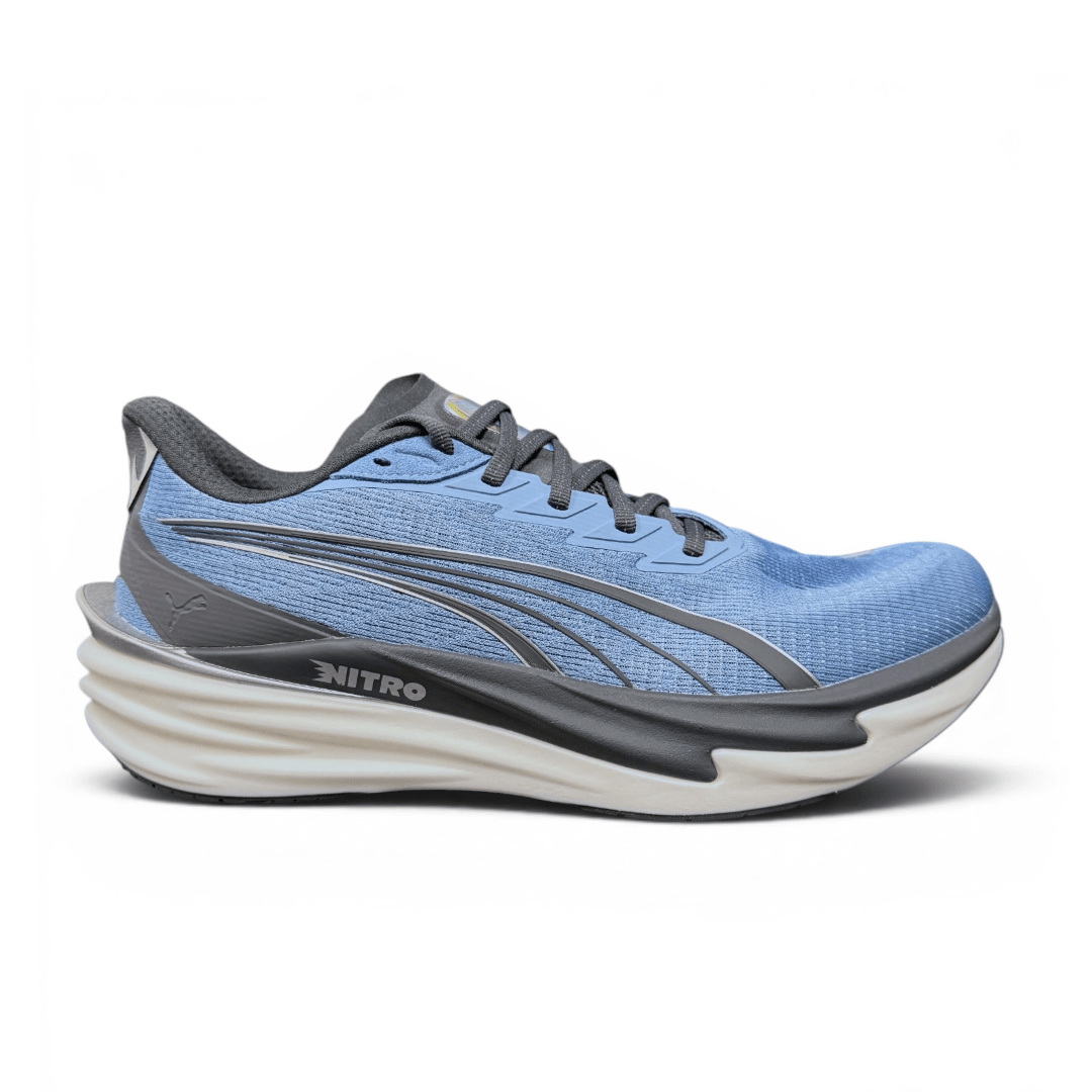 Puma Men's Deviate Nitro 4 Running Shoes - Zen Blue/Moody Gray
