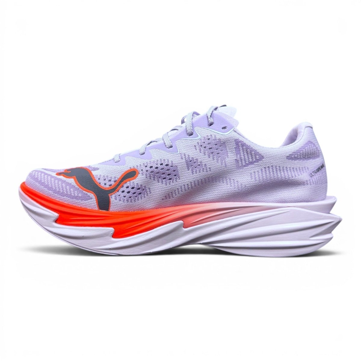 Puma Men's Deviate Nitro Elite 4 Running Shoes - Light Lavender/Ultra Red/Inky Depths