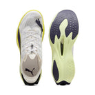 Puma Men's Deviate Nitro Elite 4 Running Shoes - White/Apple Spritz/Lux Lime