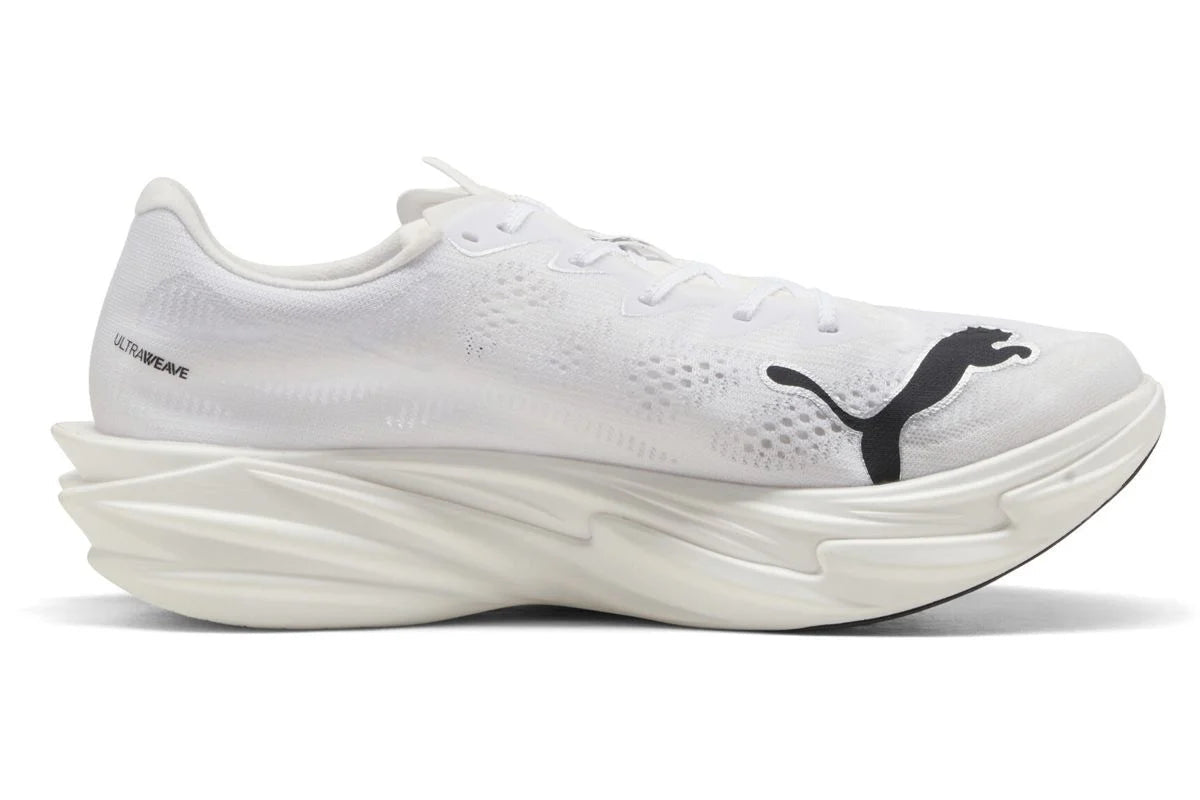Puma Men's Deviate Nitro Elite 4 Running Shoes - White/Black