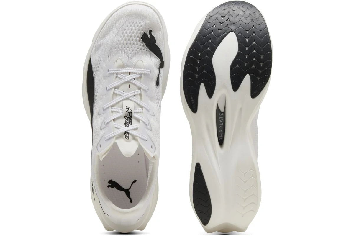 Puma Men's Deviate Nitro Elite 4 Running Shoes - White/Black