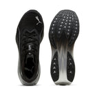 Puma Men's Deviate Pure Nitro Running Shoes - Black/Dark Gray/Silver