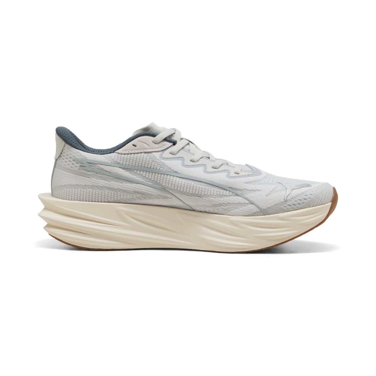 Puma Men's Deviate Pure Nitro Running Shoes - Cool Light Gray/Blue Gray