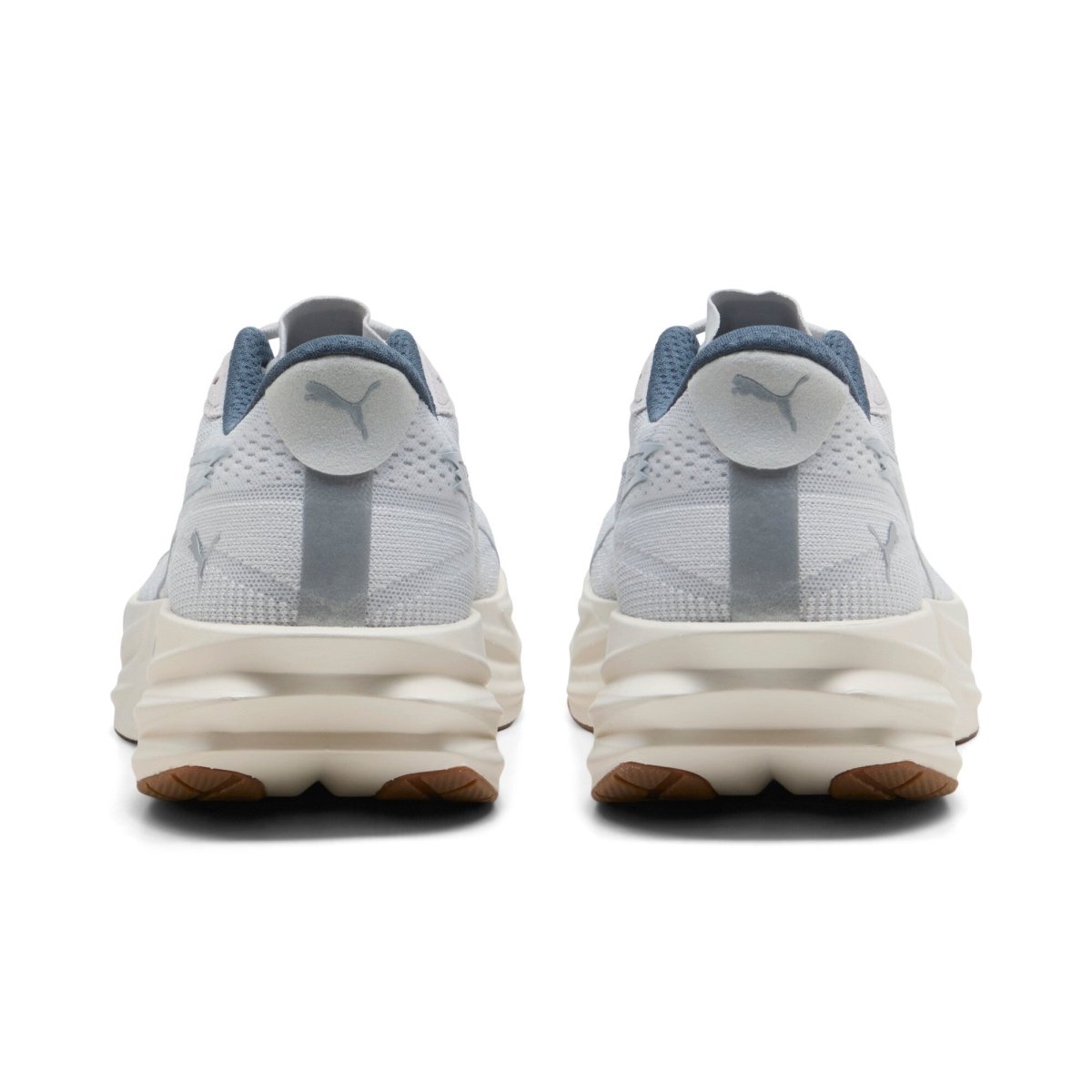 Puma Men's Deviate Pure Nitro Running Shoes - Cool Light Gray/Blue Gray