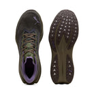 Puma Men's Deviate Pure Nitro Running Shoes - Shadow Gray/Moss Veil/Matte Bronze