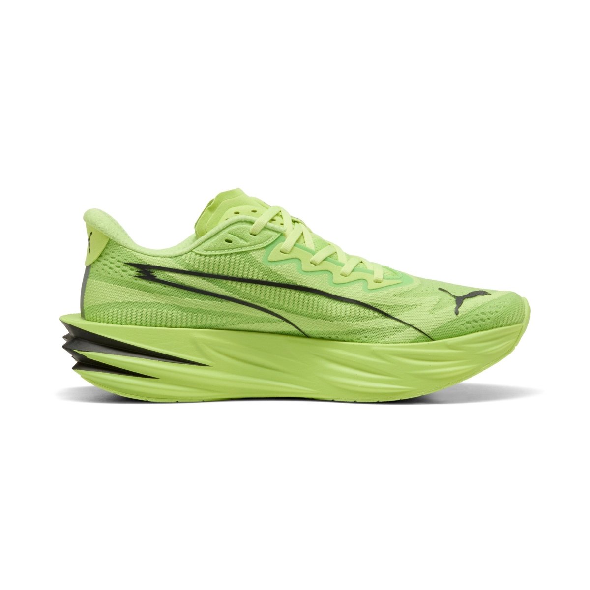 Puma Men's Deviate Pure Nitro Running Shoes - Sunny Lime/Black