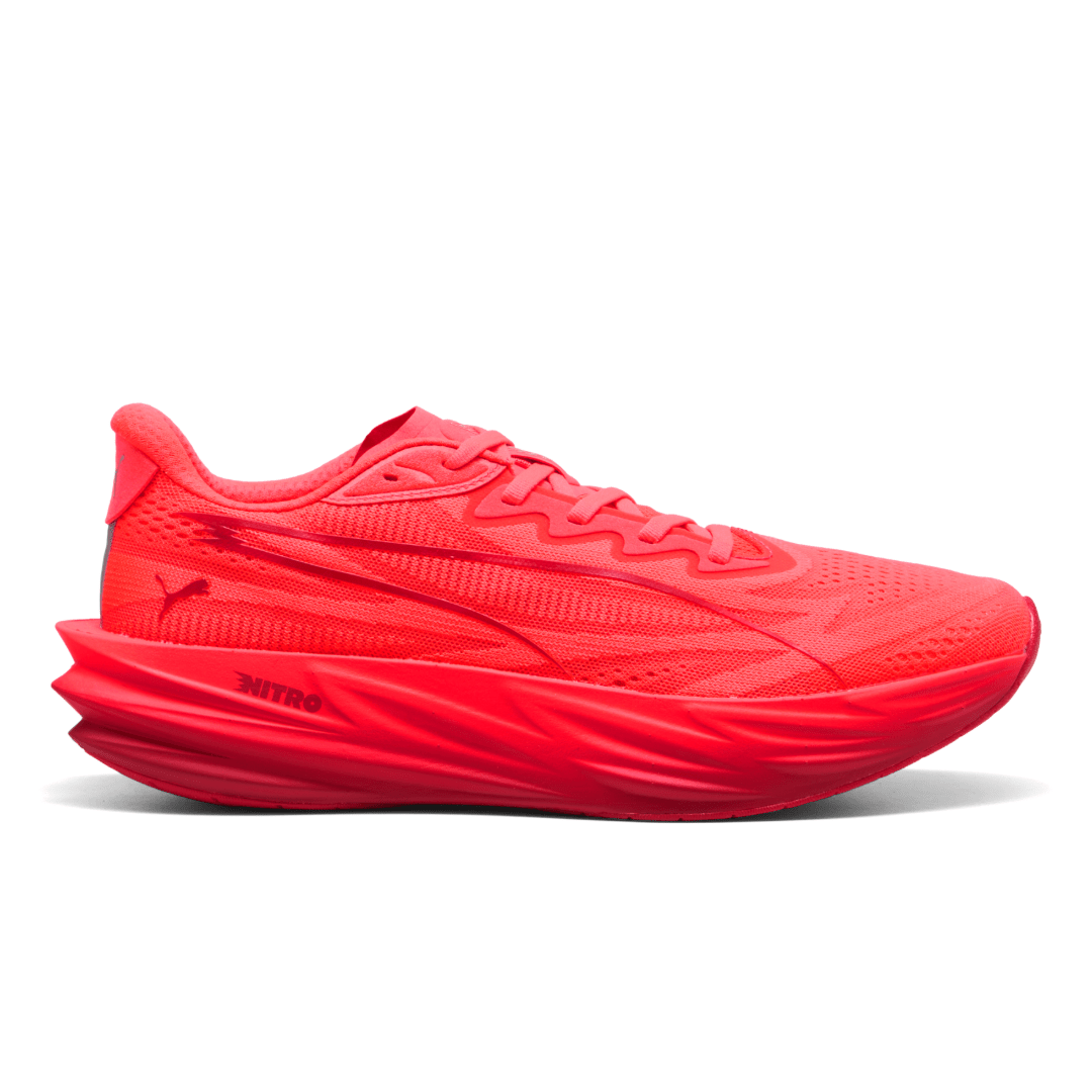 Puma Men's Deviate Pure Nitro Running Shoes - Ultra Red/Red Rhythm