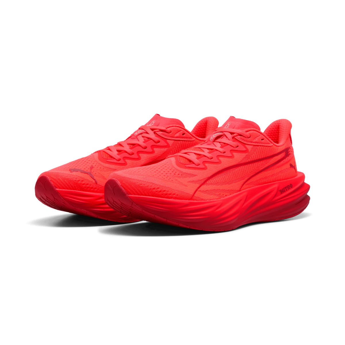 Puma Men's Deviate Pure Nitro Running Shoes - Ultra Red/Red Rhythm