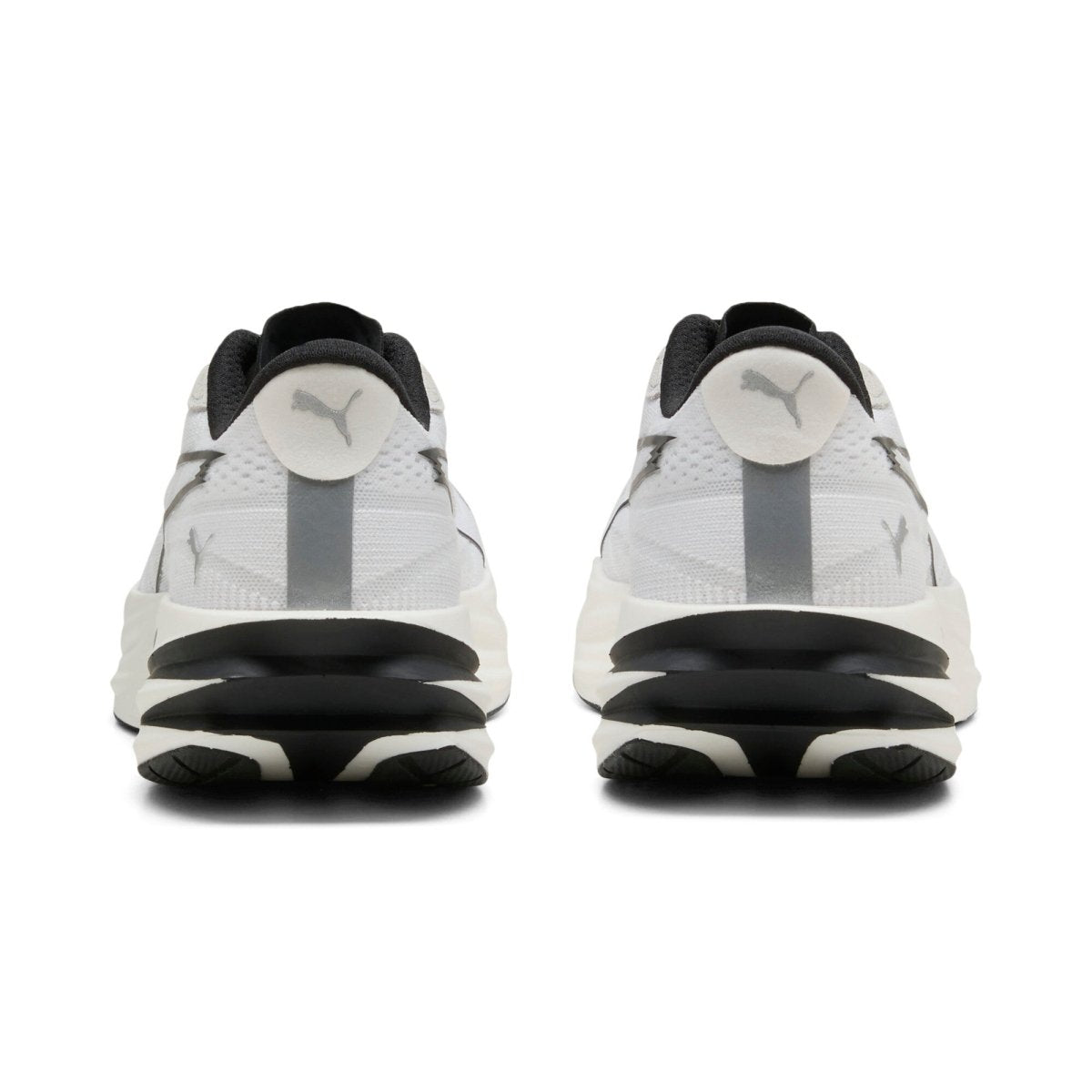 Puma Men's Deviate Pure Nitro Running Shoes - White/Black