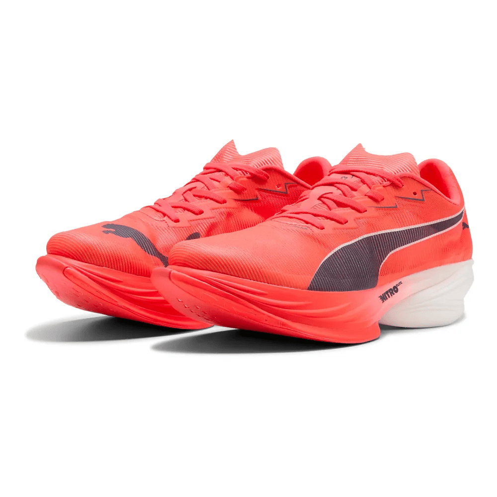 Puma Men's Fast-R Nitro Elite 3 Racing Shoes - Ultra Red/Inky Depths
