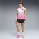 Puma Men's Lightspeed Ultraweave Running Singlet - Poisen Pink