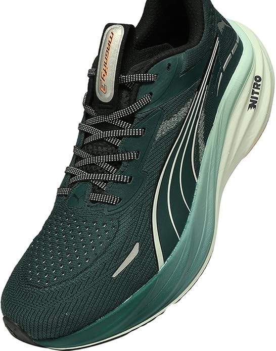 Puma Men's Magnify NITRO 3 - Green Terrain/Heat Fire