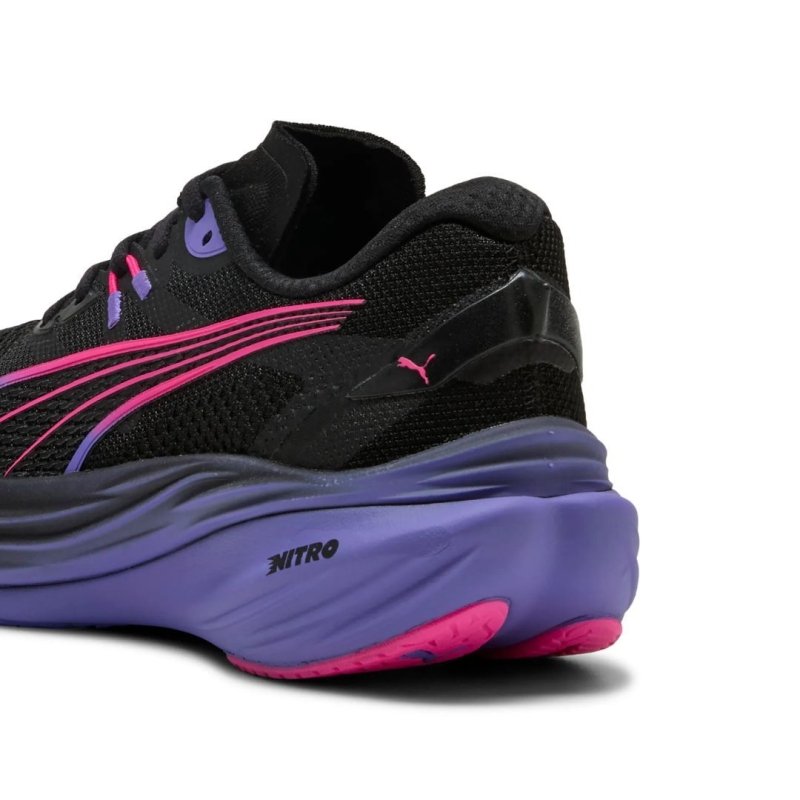 Puma Women's Deviate NITRO 3 Digitokyo - Puma Black/Fluro Pink Pes