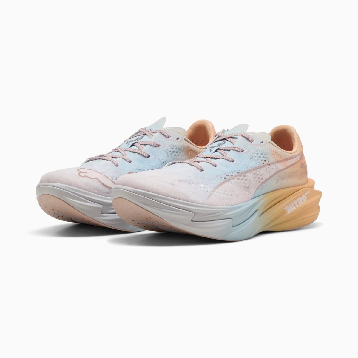 Puma Women's Deviate Nitro Elite 4 Run Club - Jasmine Flower/Lucite/Almost Apricot