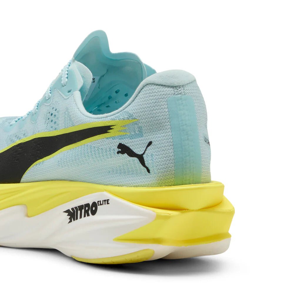 Puma Women's Deviate Nitro Elite 4 Running Shoes - Fresh Water/Lemon Crush