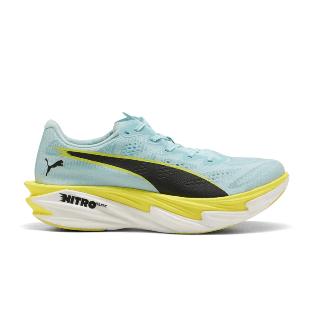 Puma Women's Deviate Nitro Elite 4 Running Shoes - Fresh Water/Lemon Crush