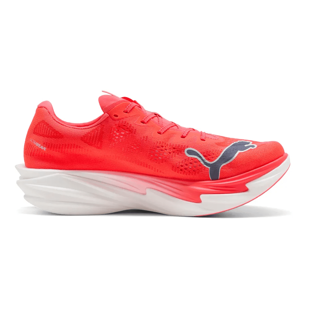 Puma Women's Deviate Nitro Elite 4 Running Shoes - Ultra Red/Inky Depths/White