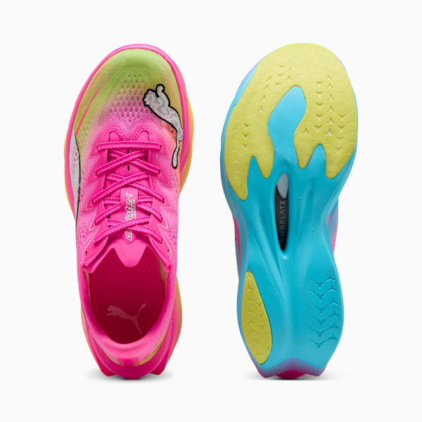 Puma Women's Deviate Nitro Elite 4 Showtime - Poisen Pink/Yellow Alert/Bright Aqua