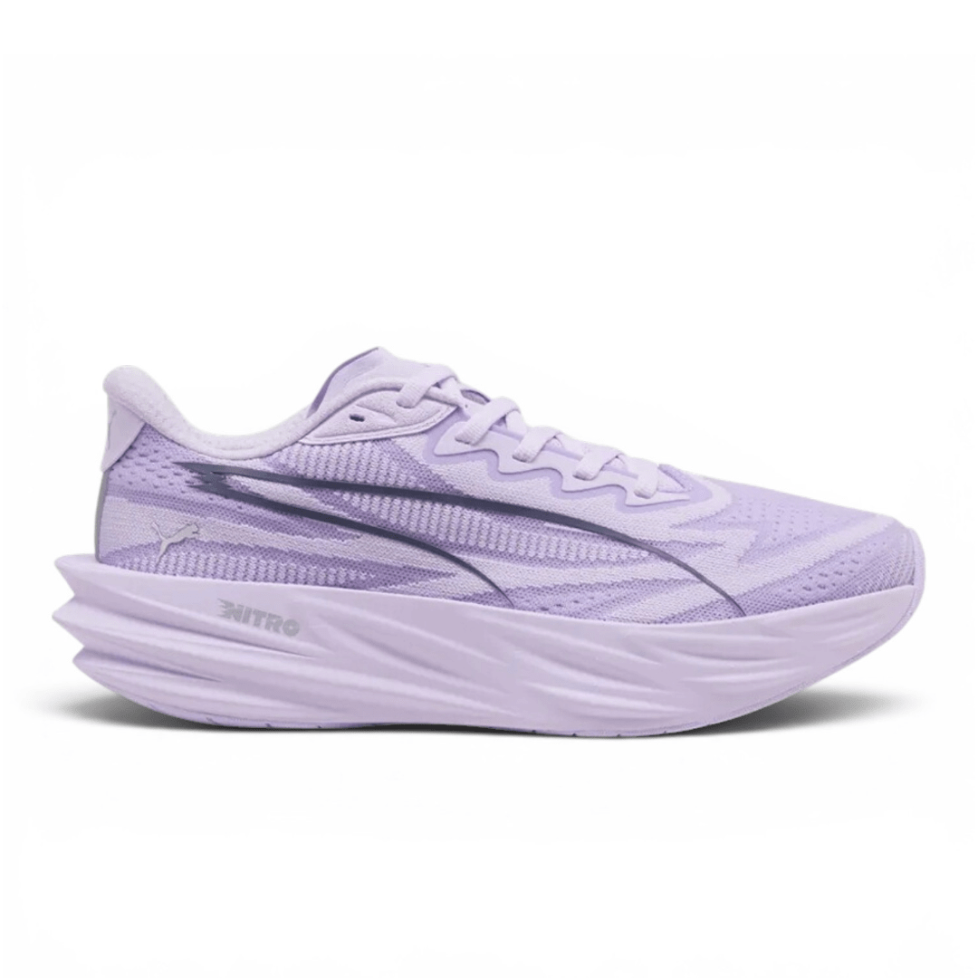 Puma Women's Deviate Pure Nitro Running Shoes - Light Lavender/Inky Depths