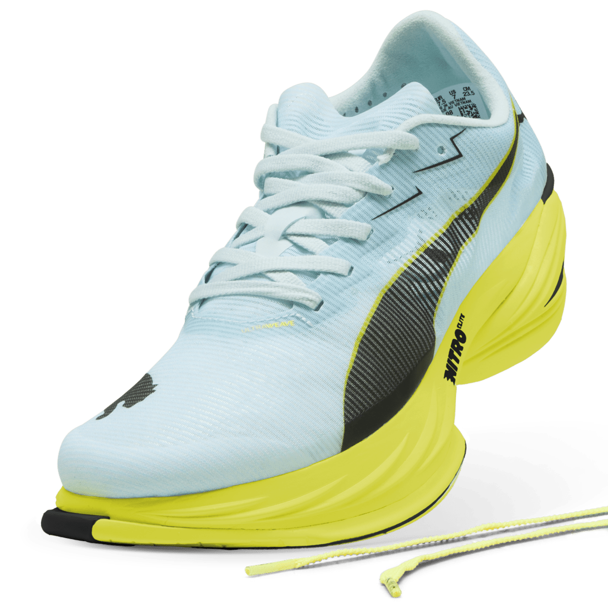Puma Women's Fast-R Nitro Elite 3 Racing Shoes - Fresh Water/Lemon Crush