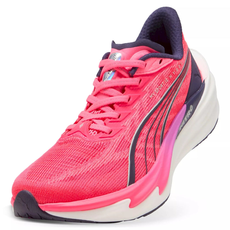 Puma x Hyrox Men's Deviate Nitro 4 - Puma White/Electric Orchid/Pure Pink