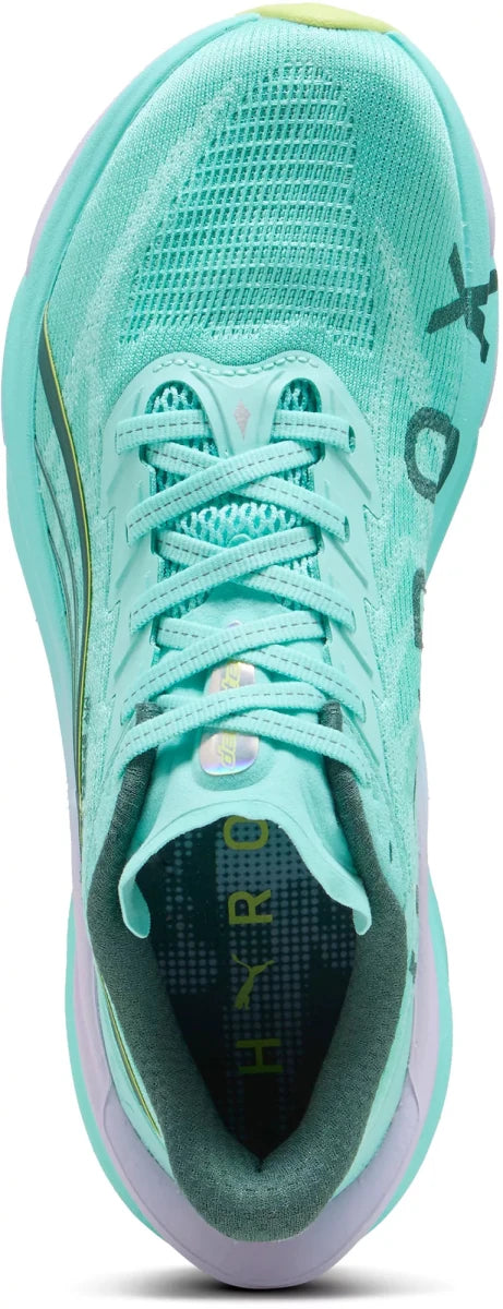 Puma x HYROX Men's Deviate Nitro 4 Running Shoes - Intense Mint/Light Lavender