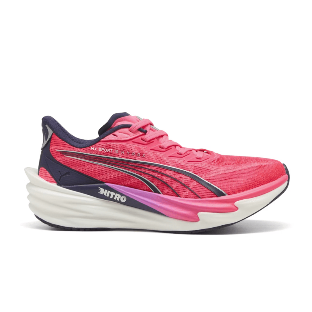 Puma x Hyrox Women's Deviate Nitro 4 Running Shoes - Pure Pink/Puma White