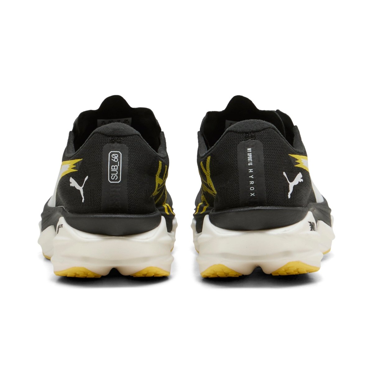 Puma x HYROX Women's Deviate Nitro Elite 4 - Black/Vibrant Yellow