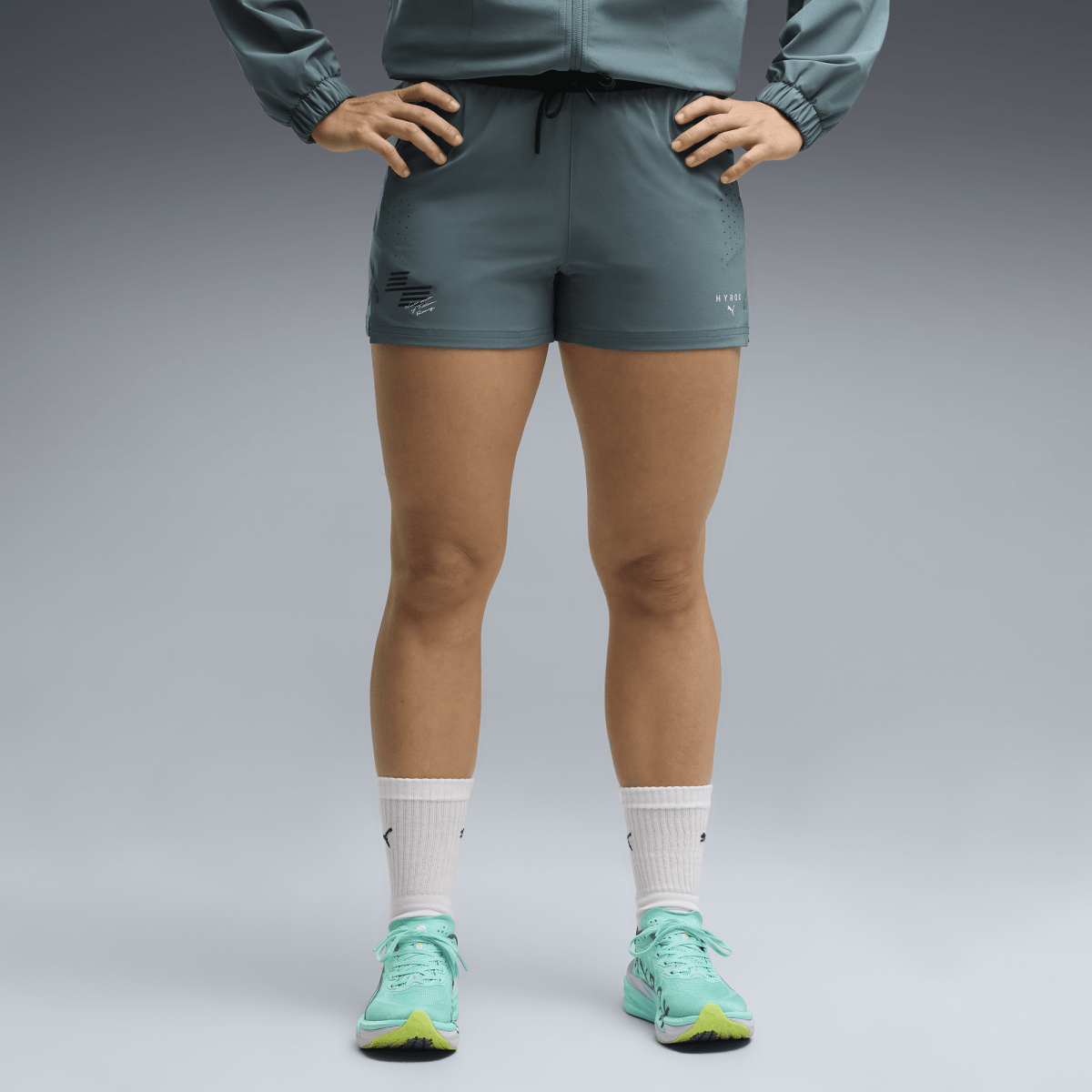 Puma x HYROX Women's PWRMODE Woven Short - Herb Garden