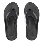 Reef Men's Fanning+ Water-Friendly Flip Flops - Black/Gum