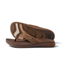 Reef Men's Phantom Lux Leather Flip Flops - Toffee