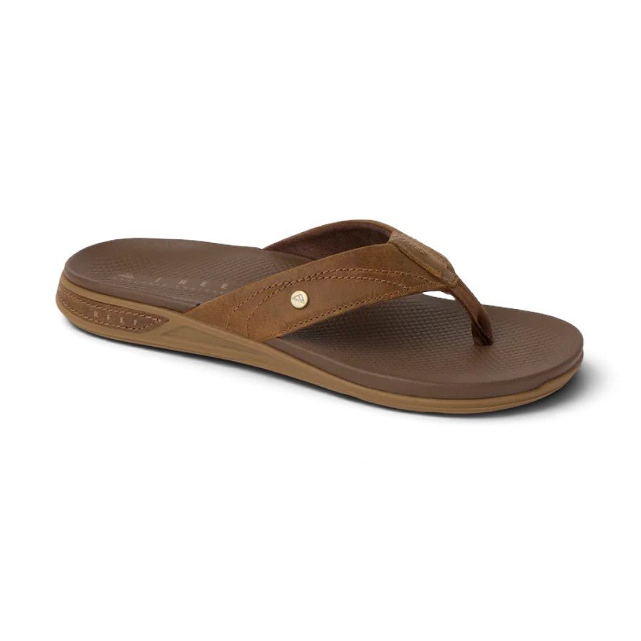 Reef Men's Phantom Lux Leather Flip Flops - Toffee