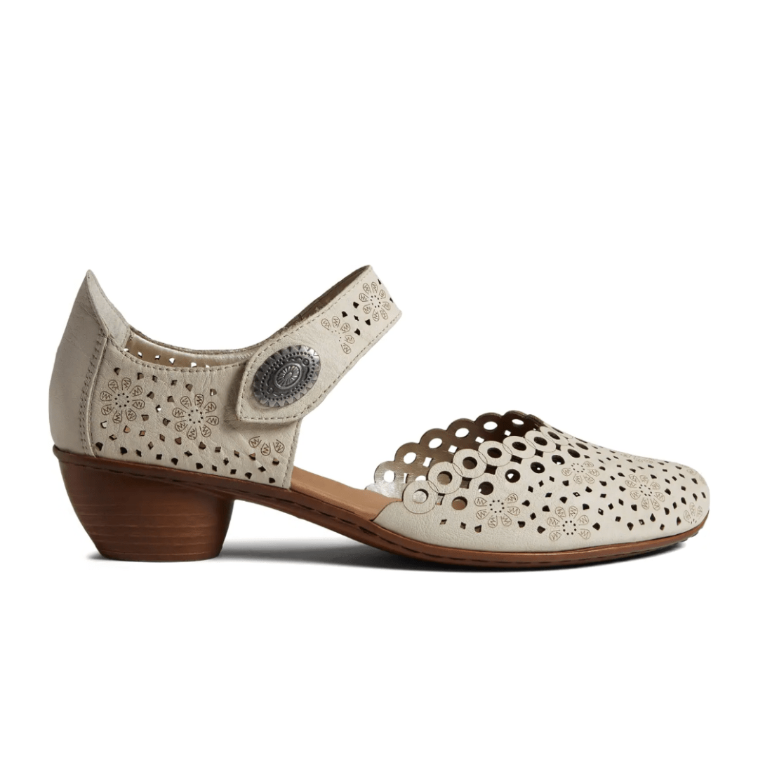Rieker Women's Mirjam 43753 - 60 - Crema