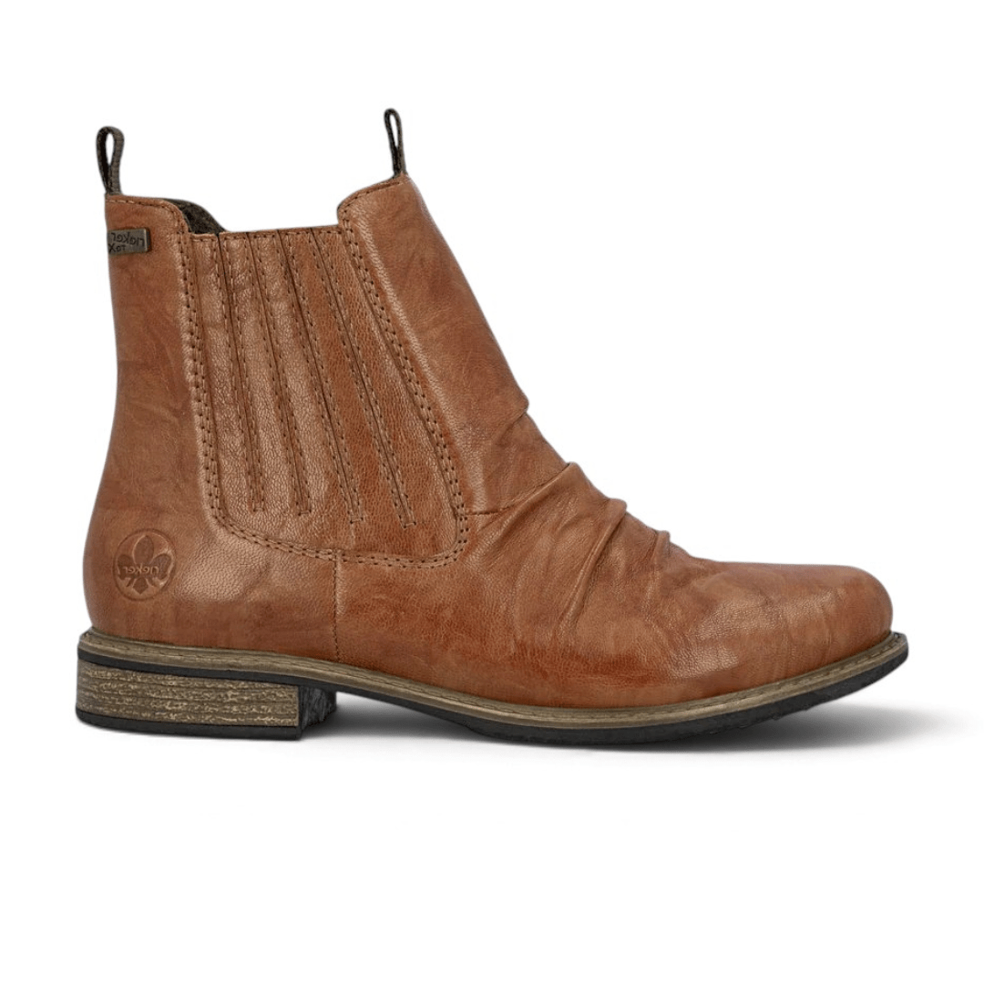 Rieker Women's Ornella 74855-00 Ankle Boots - Cuoio Brown