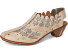 Rieker Women's Sina 46778 - 64 - Clay/Light Rose/Silver