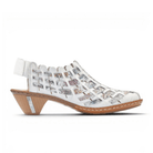 Rieker Women's Sina 46778 - 80 - White/Ice Multi