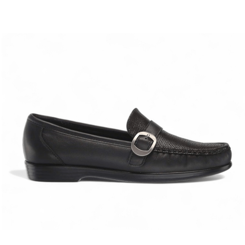 SAS Women's Lara Slip On Loafer - Black Marsh