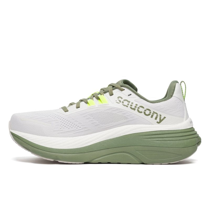 Saucony Men's Hurricane 24 - White/Olivine