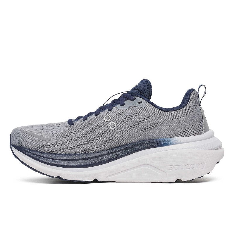 Saucony Men's Hurricane 25 Running Shoes - Flint/Navy – Seliga Shoes