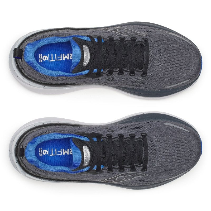 Saucony Men's Hurricane 25 Running Shoes - Shadow/Black