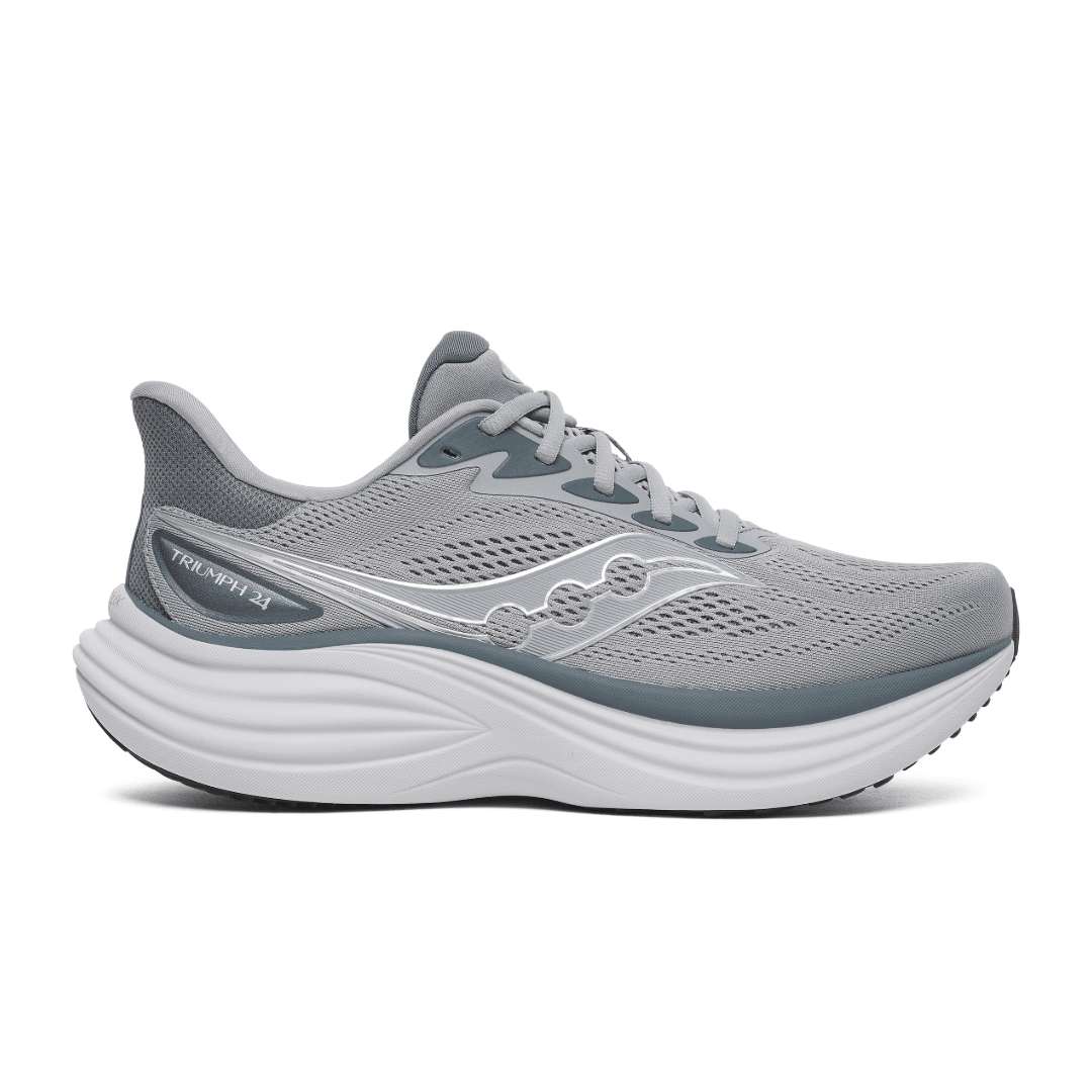 Saucony Men's Triumph 24 Running Shoes - Fossil/Gunmetal