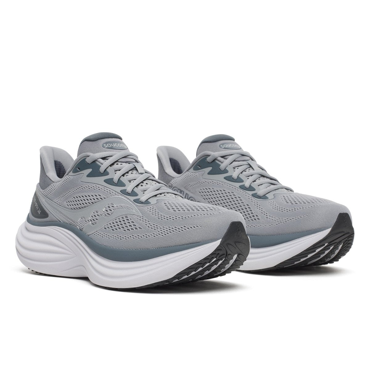 Saucony Men's Triumph 24 Running Shoes - Fossil/Gunmetal