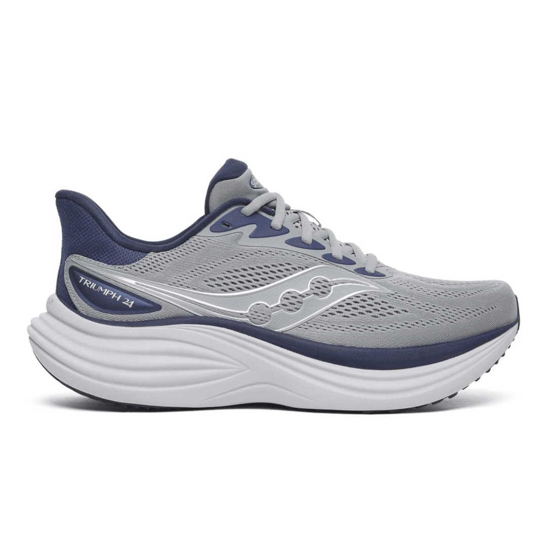 Saucony Men's Triumph 24 Running Shoes - Fossil/Naval