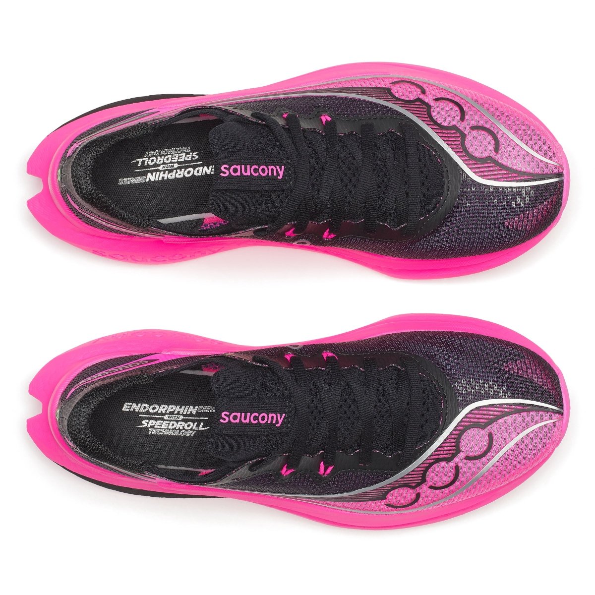 Saucony Women's Endorphin Pro 5 Running Shoes - Black/Shock