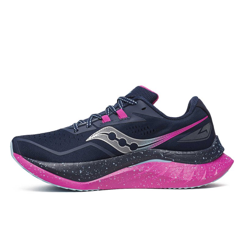 Saucony Women's Endorphin Speed 4 - Navy/Fuchsia