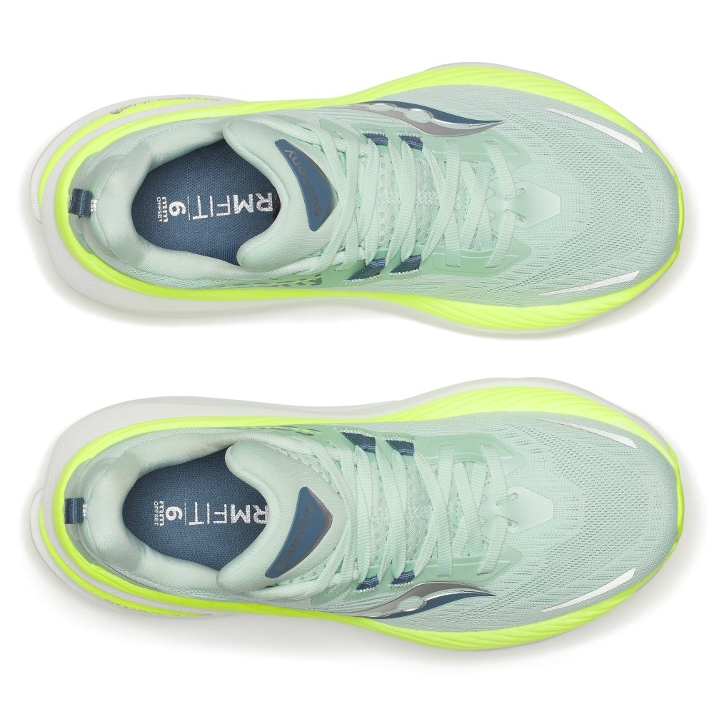 Saucony Women's Hurricane 24 - Jade/Citron