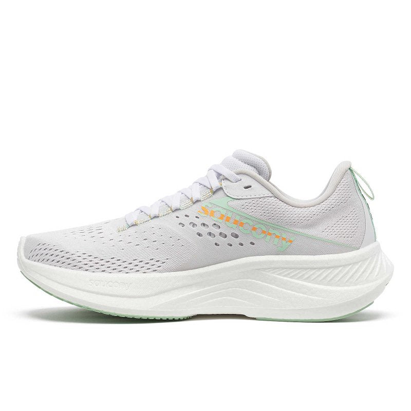 Saucony Women's Ride 17 - White/Peel