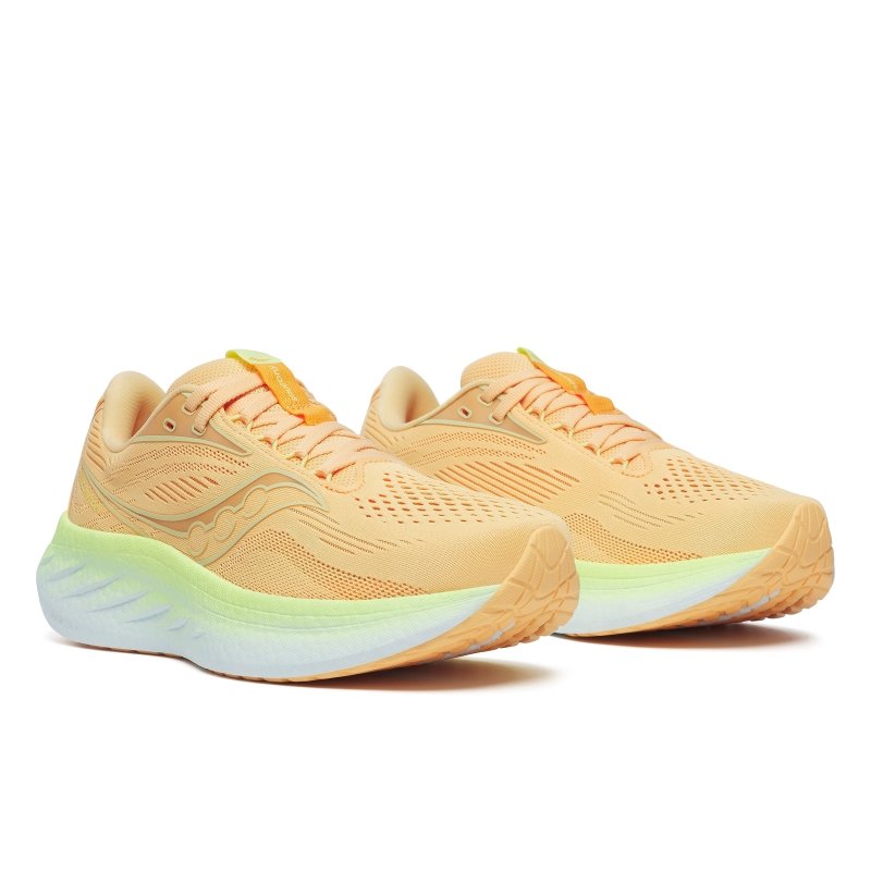 Saucony Women's Ride 18 - Peach/Sunny