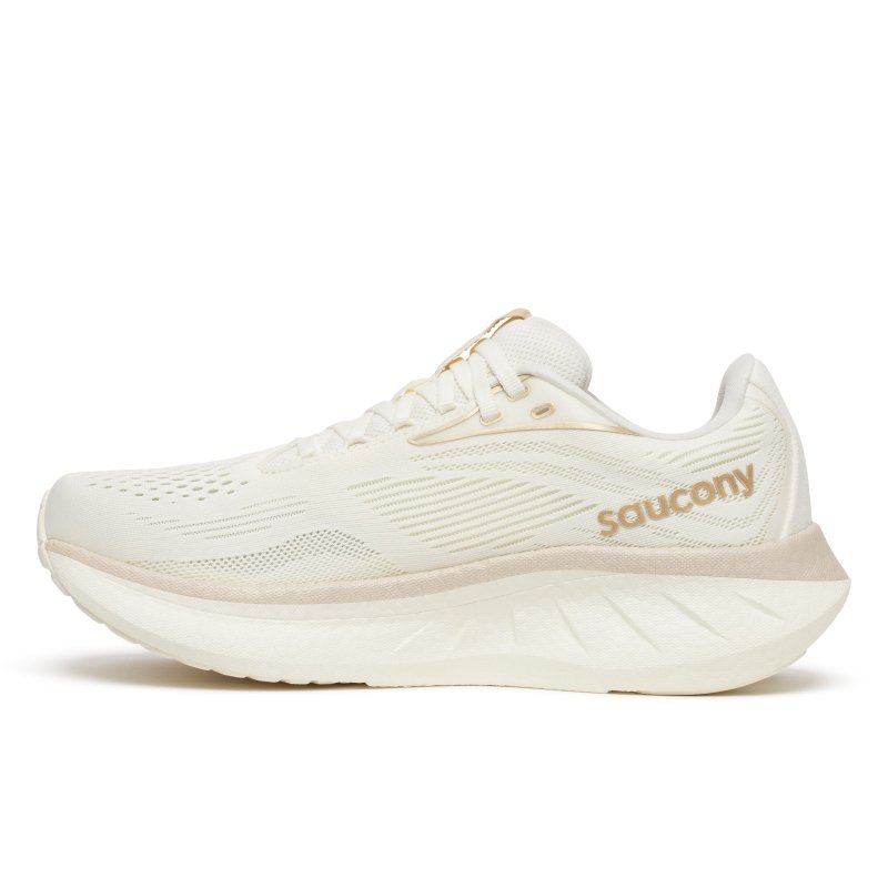 Saucony Women's Ride 18 (Wide Width) - Vanilla